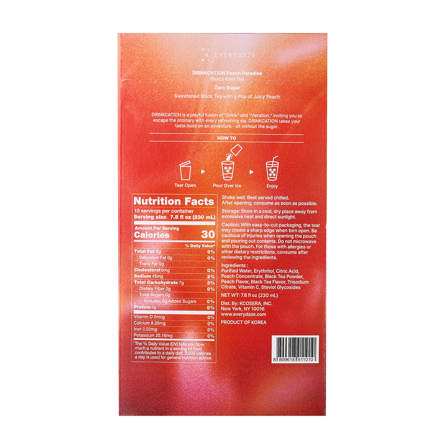 Drinkcation Peach Paradise