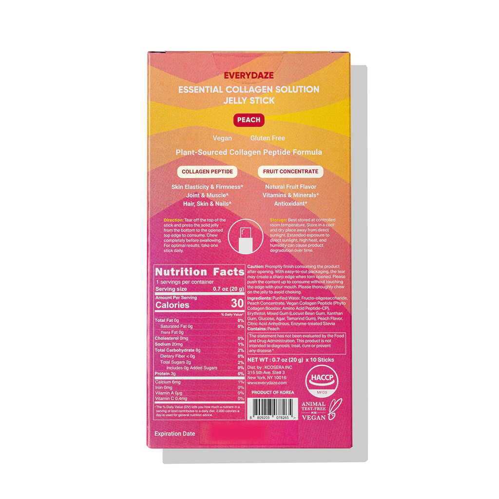 Essential Collagen Solution Jelly Stick - Peach