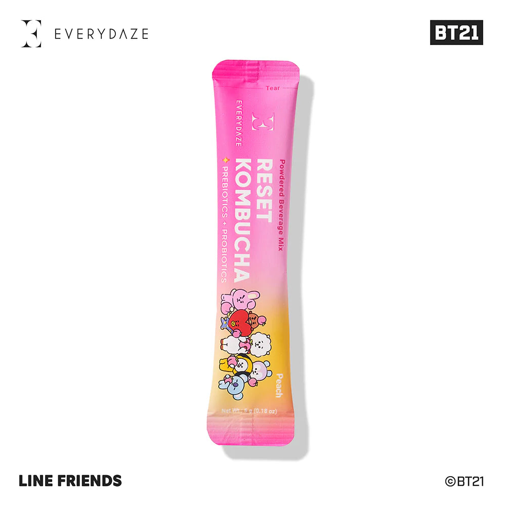 EVERYDAZE with BT21: RESET KOMBUCHA- Peach