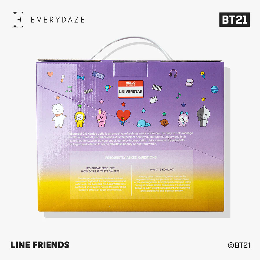 EVERYDAZE with BT21: Essential C's Konjac Jelly - Korean Pear