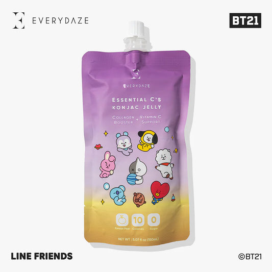 EVERYDAZE with BT21: Essential C's Konjac Jelly - Korean Pear