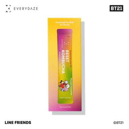EVERYDAZE with BT21: RESET KOMBUCHA- Pineapple Passionfruit