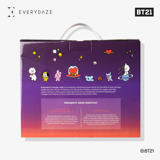 EVERYDAZE with BT21: Essential C's Konjac Jelly - Lychee