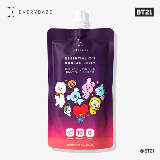 EVERYDAZE with BT21: Essential C's Konjac Jelly - Lychee